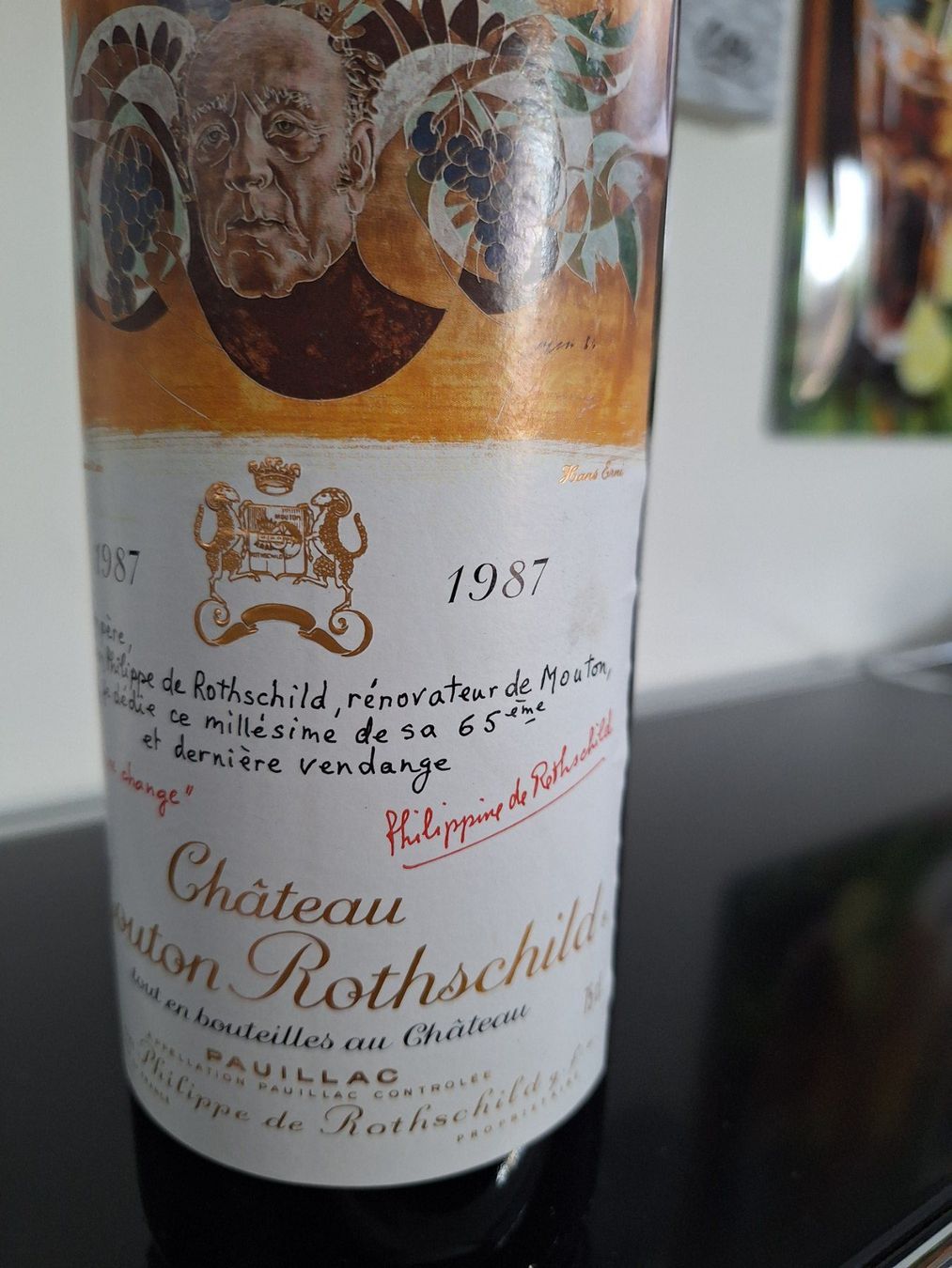 Mouton Rothschild Vino: WEIN CHATEAU MOUTON ROTHSCHILD 1987 – Usato da Vernate venduto da gzi_z2lb 2
