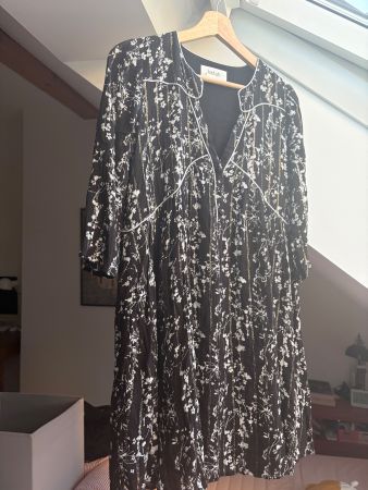 Robe Ba&sh fleurie noire taille 0
