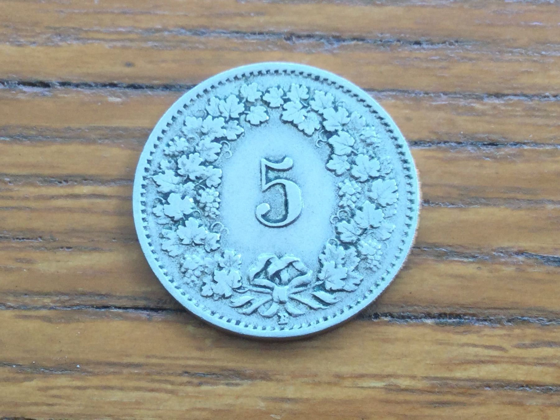 Tutti le monete: 5Rp. 1921 – Usato da Riehen venduto da hansi999