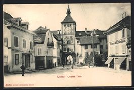 Liestal, Strassenpartie am Oberen Tor, r