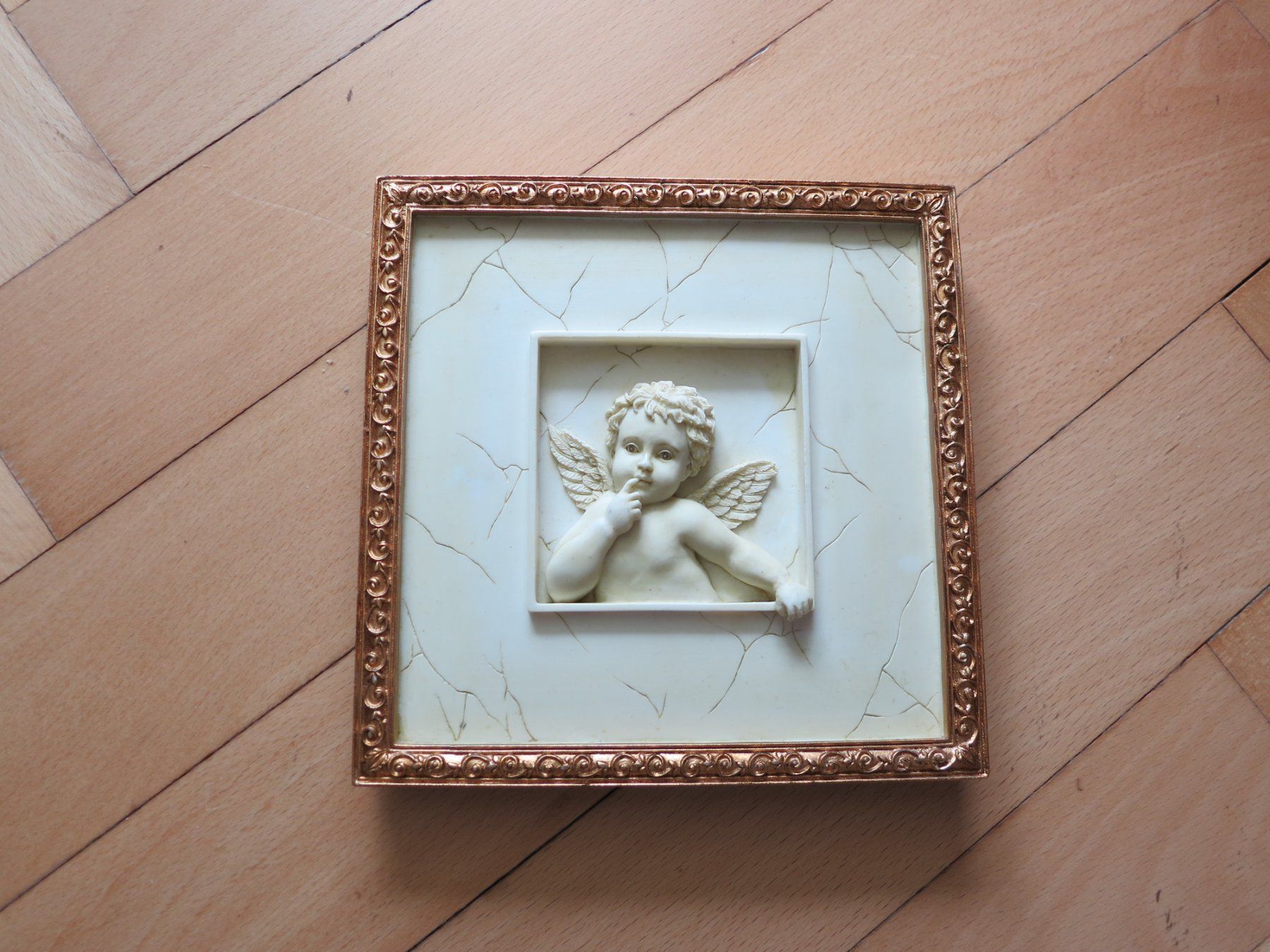 Foto & Immagini: 3 Engel, gerahmt, Bilder / Skulptur – Nuovo (secondo la descrizione) da Olten venduto da Lilafarben 3