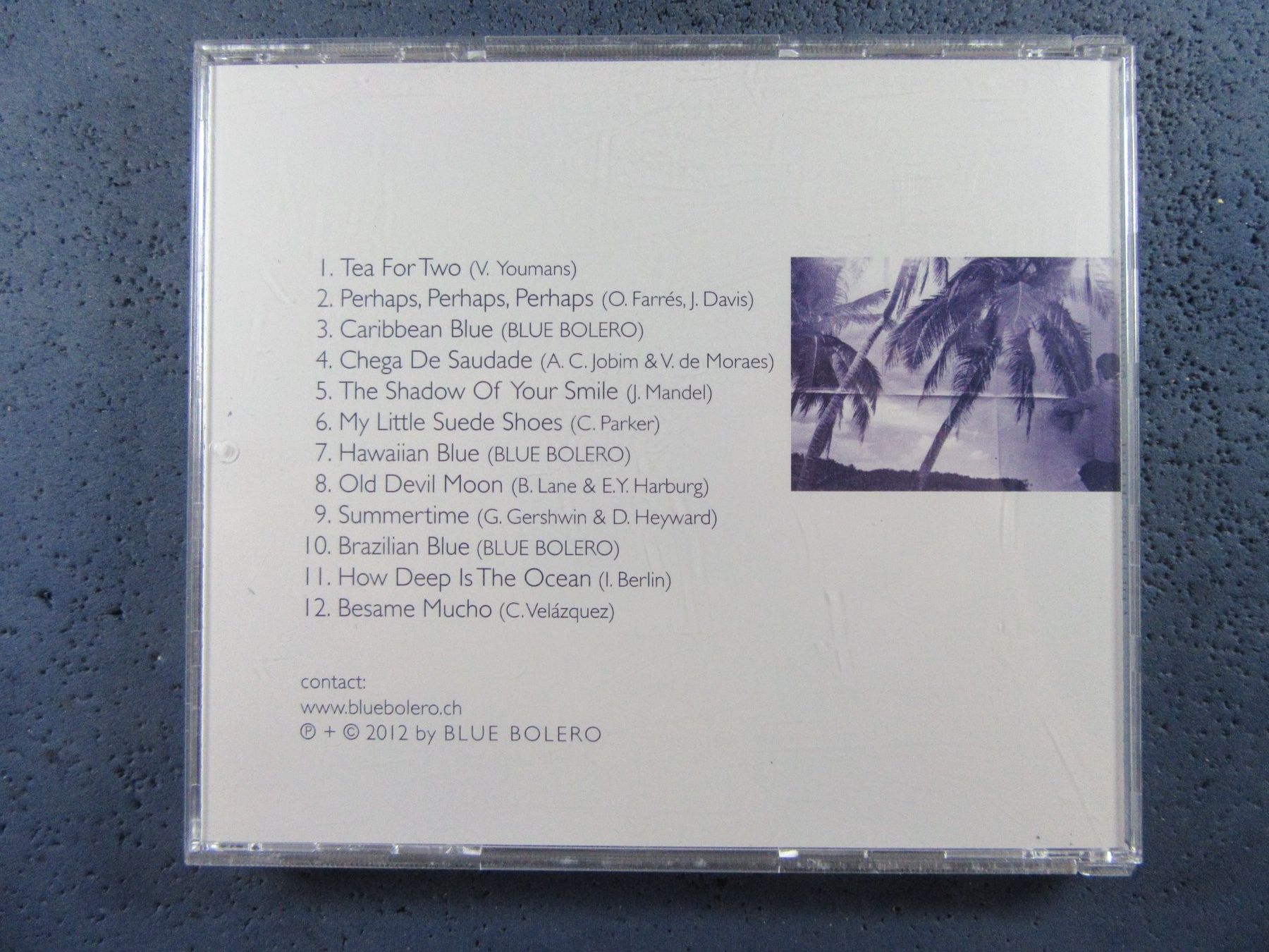 CDs: INTRODUCING .. CD BLUE BOLERO SUISA 2012 LATIN – Gebraucht aus Ettingen von Hausi4711 1