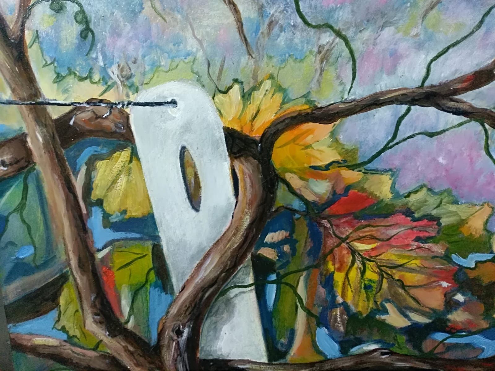 Dipinti: - Italienisches Gemälde - 70x70cm – Nuovo e nell'imballaggio originale da Basel venduto da mar_rlr9 4