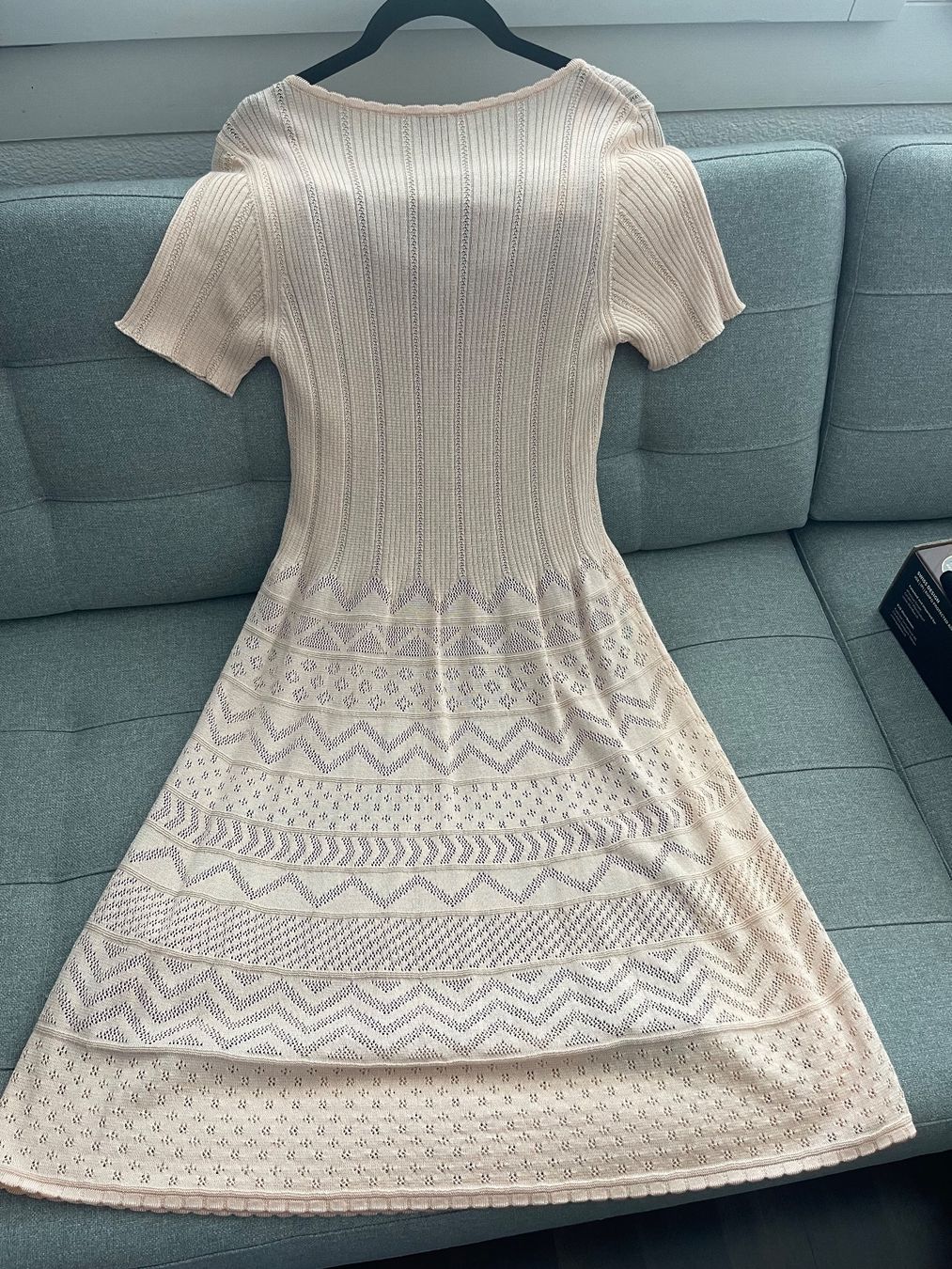 Missoni Kleider: Strickkleid Missoni Grösse M hellrosa mit Etikett – Neu und originalverpackt aus Cham von pri_9ktk 1