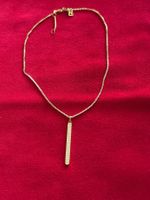 Modeschmuck Kette mit Anhänger Tommy Hilfiger goldfarben