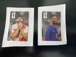 Panini World Cup 2026 / Sticker Coca Cola  Saliba + Gvardiol