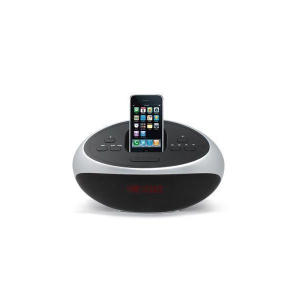 Docking station: DIKOM Docking Egg: Radio Wecker iPod/iPhone-Docking-Station – Usato da Luzern venduto da blaumaus 5