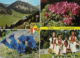 STEG im Saminatal - Liechtenstein - Kinder in Tracht