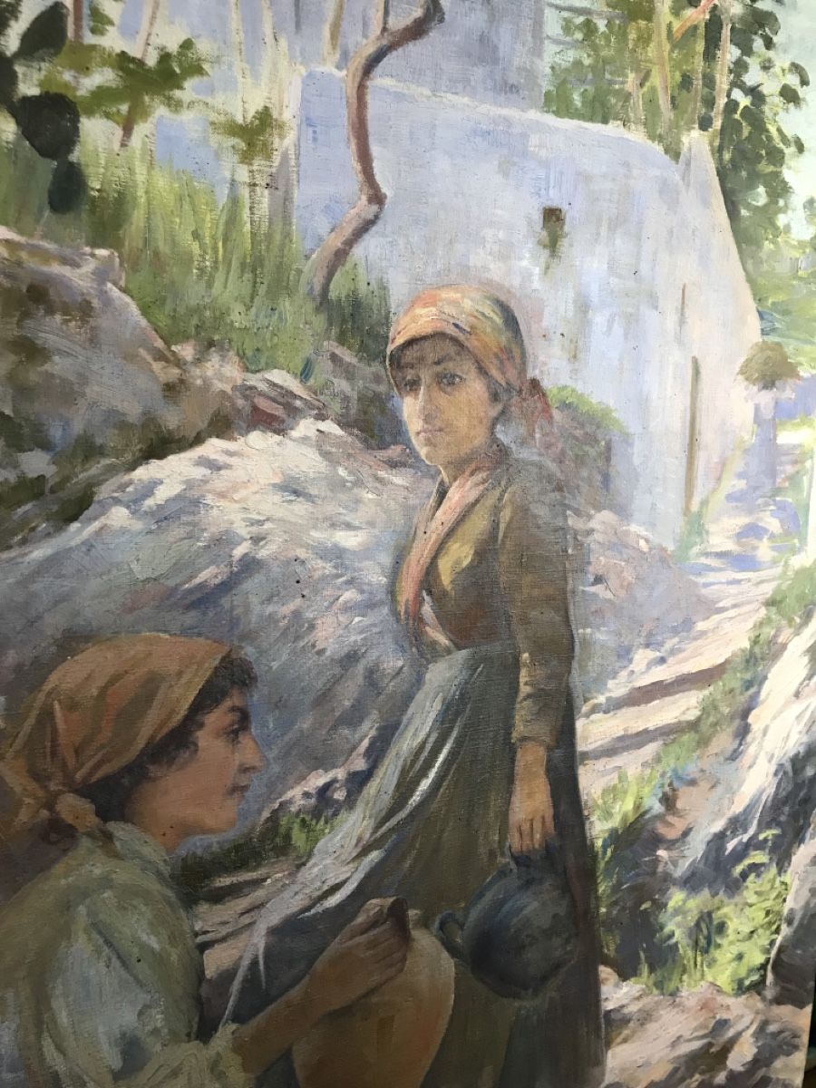 Dipinti: Ölgemälde um 1900 mit Monogramm – Usato da Wolfhalden venduto da SecondAntique 5