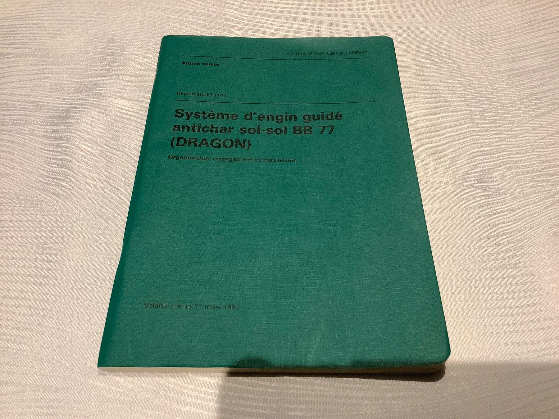 Libri: Système d’engin guidé antichar BB77 (Dragon) – Usato da Massongex venduto da Nitramas