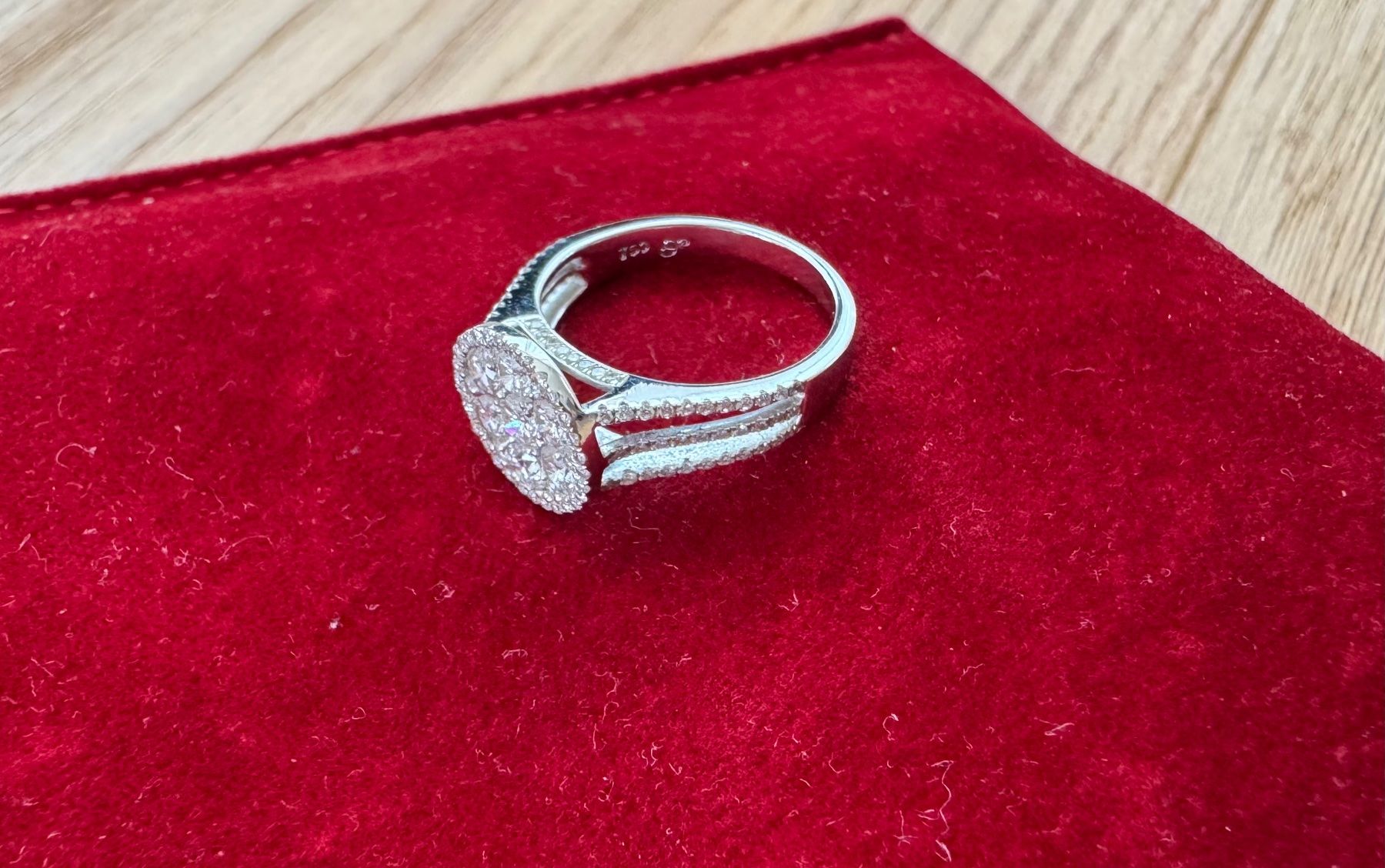 Anelli: Brillanten Ring, 750/000 Weissgold – Usato da Erlenbach ZH venduto da gra_8szh 2