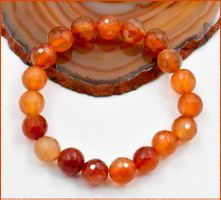 ♛ Karneol Stretch Armband ca. 10mm