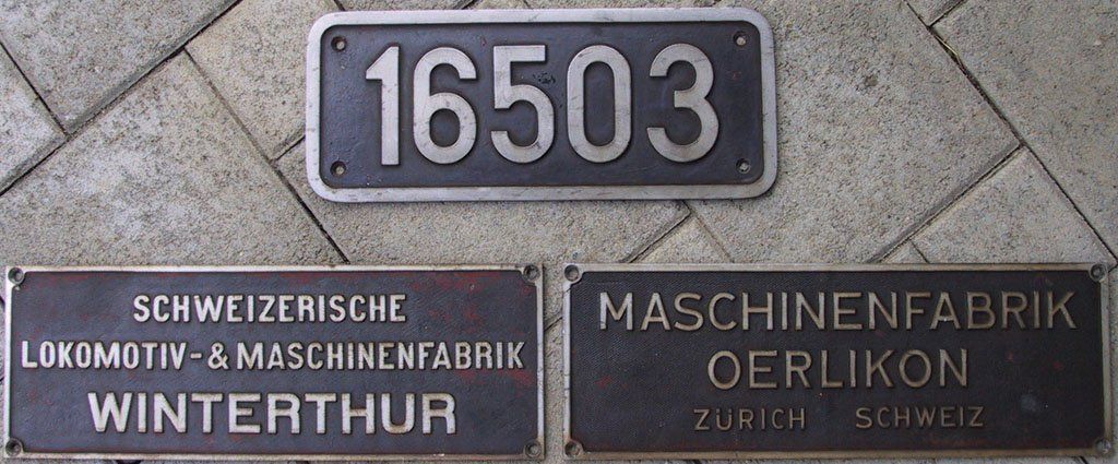 SBB/CFF/FFS Schilder: Lokschild Original SBB Ee 3/3 – Gebraucht aus Schlatt ZH von Eiger73 1