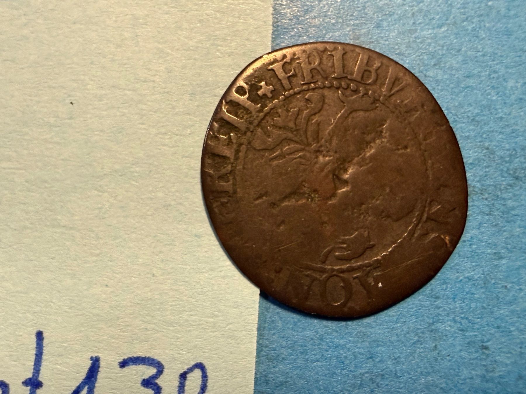 Alle Münzen: FRIBOURG : 1 KREUZER 1712 – Gebraucht aus genève von GEnumist 2