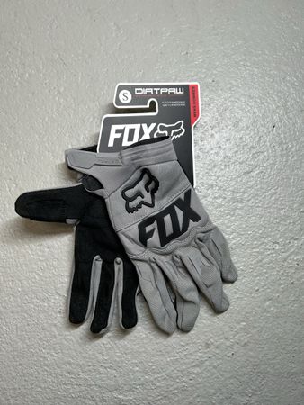 Fox Dirtpaw Handschuhe BMX Motocross, Grau, Grösse S, Neu!