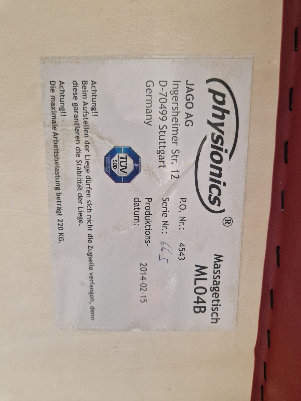 Sedie a sdraio: Massageliege ultralight – Usato da Schaffhausen venduto da Salo_de 8