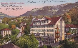 Sachseln Gasthaus zum Kreuz 1920