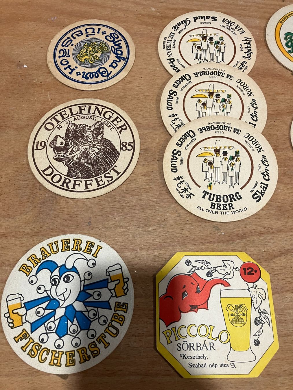 Untersetzer: Bierdeckel antik – Gebraucht aus Lindau von Caterpiller 3