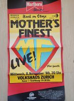 Konzertplakat Mother's Finest, original Zürich 1989