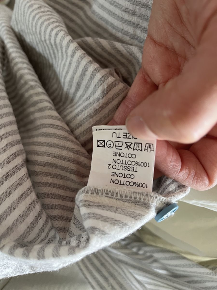 Camicie: Süsses gestreiftes Baumwollhemd Gr. TU oversized Look – Nuovo (secondo la descrizione) da Zürich venduto da cel_cw9k 3