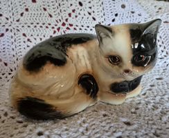 Grosse Goebel Katze, Porzellanfigur, Vintage, Dekoration