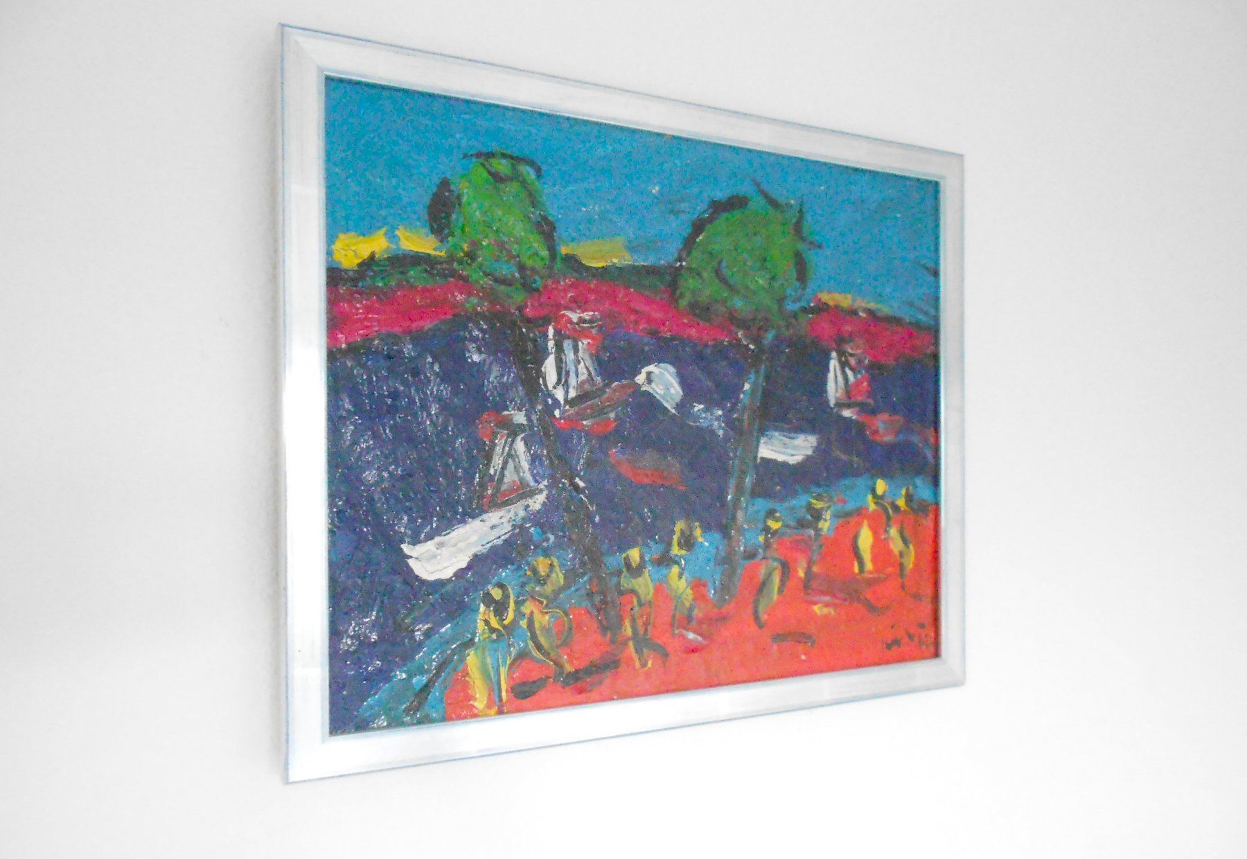 Dipinti: Peter Robert Keil - am Wannsee 62 - Neo Expressionismus – Usato da Dübendorf venduto da ArtExpression 1