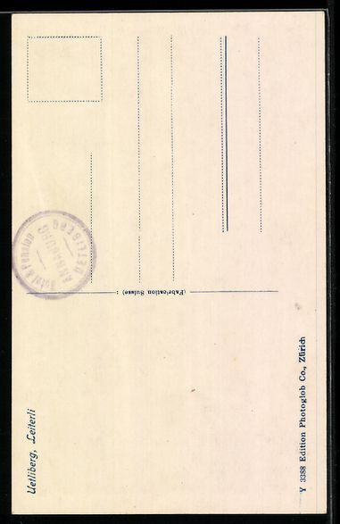 Cartoline postali: AK Uetliberg, Leiterli mit Wanderern – Usato da Berlin venduto da bartko-reher 1