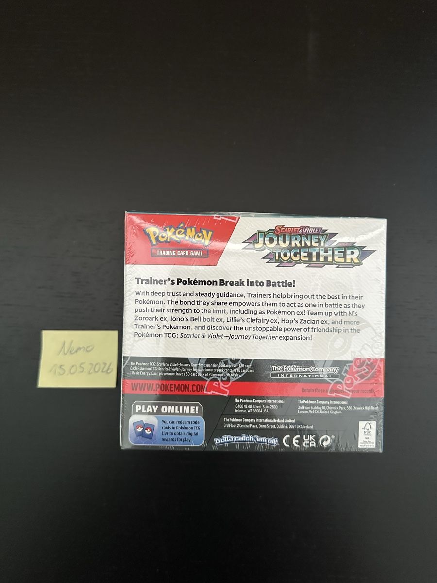 Pokémon Carte collezionabili: Pokemon Journey Together Booster Display Englisch – Nuovo (secondo la descrizione) da Schaffhausen venduto da Mr.NicolasLang 2