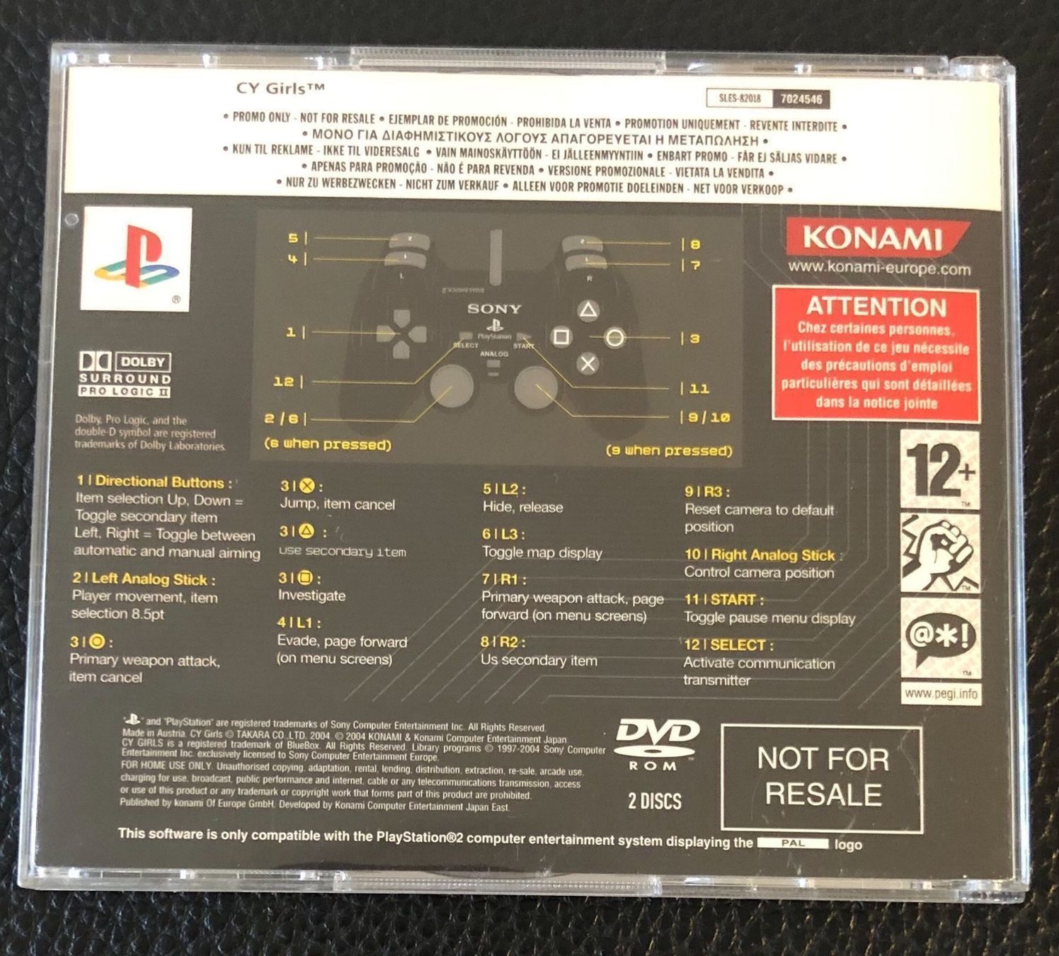 Sony Spiele: Cy Girls Sony PS2 Promo – Gebraucht aus Kestenholz von Naruto_01 1