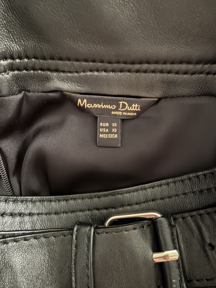 Massimo Dutti Gonne: Massimo Dutti Lederrock Echtleder schwarz XS – Nuovo (secondo la descrizione) da Zürich venduto da giuliak 2