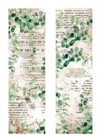 Washi Tape mit Blattmotiv auf Text