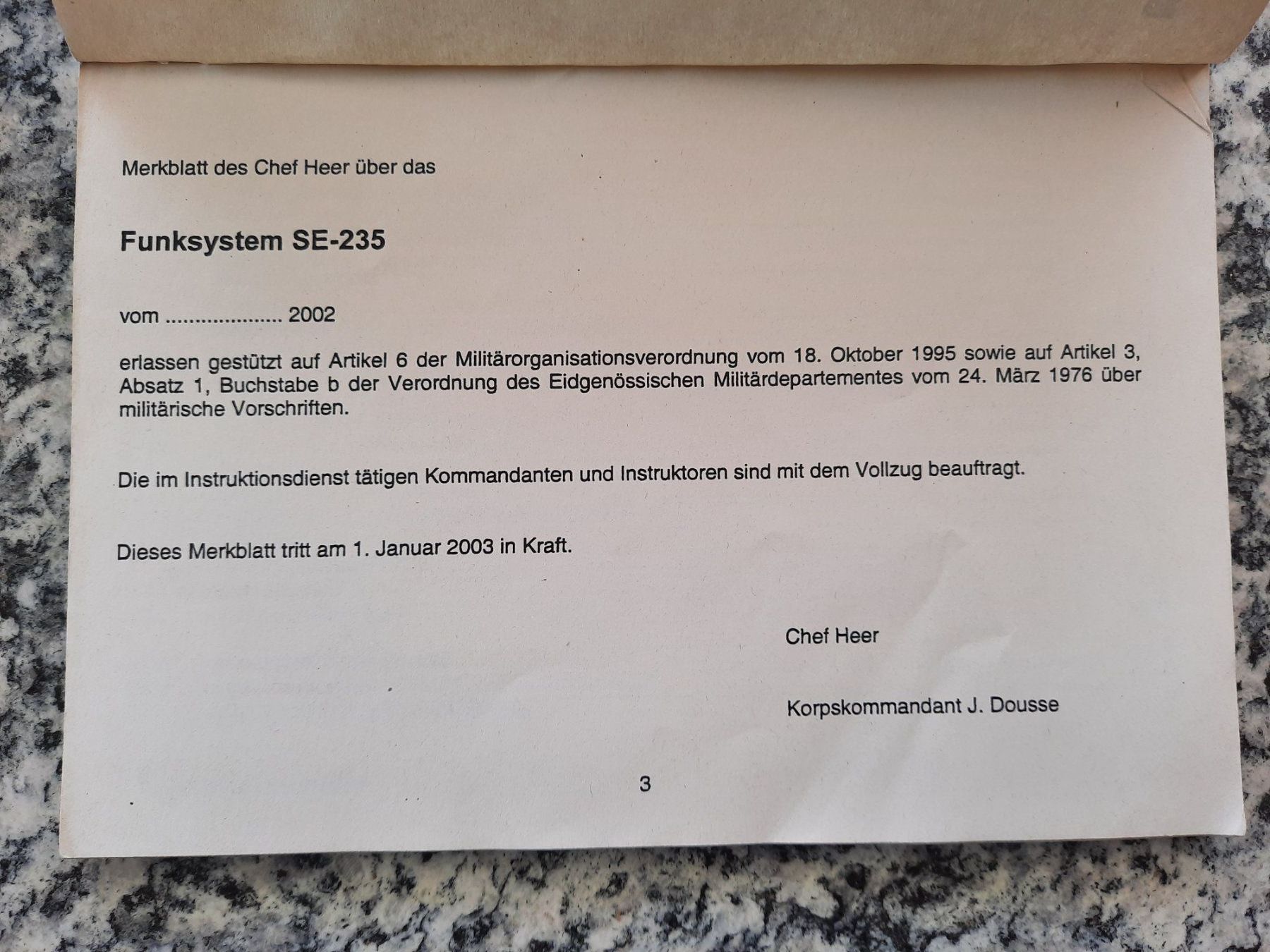 Bücher: Funksystem SE-235 - Checkliste – Gebraucht aus Ruswil von Sammlergeist 1
