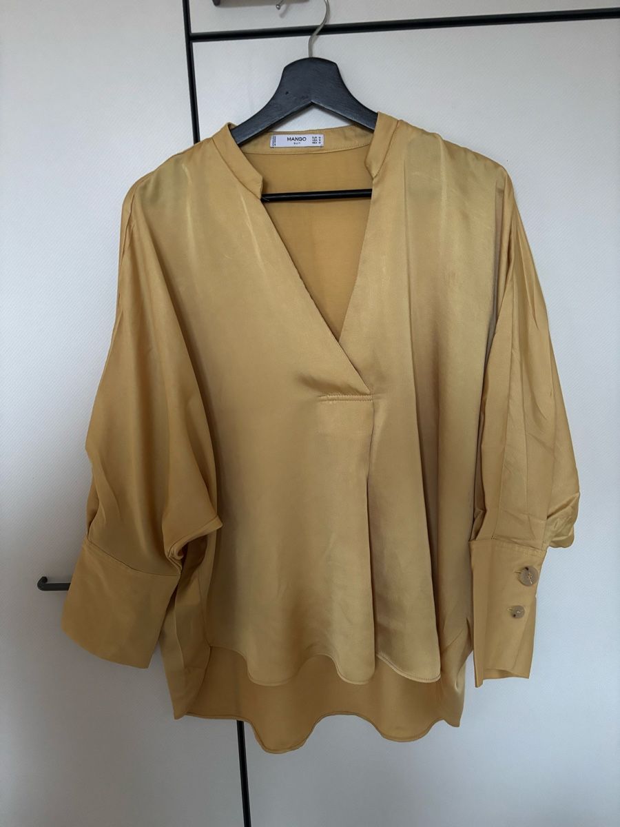 Mango Camicette: Chemisier Mango jaune poussin – Usato da Zürich venduto da mps_9cp7 5
