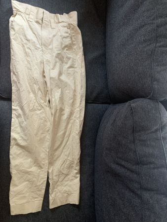 Massimo Dutti Stoffhose Gr. 34 – Beige Chino Sommerhose