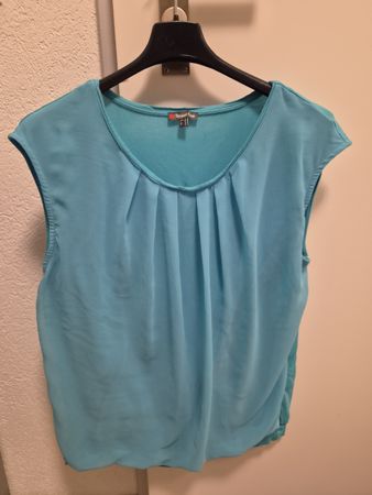Damen Shirtbluse in türkis in Grösse 40 / Street One