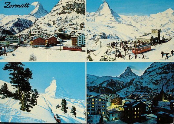 Ansichtskarten: ZERMATT Gornergrat-Bahn – Gebraucht aus Jona von philajona