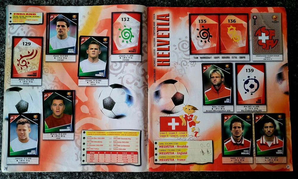 Album Panini UEFA Euro 2004 Portugal (Gebraucht) in Montet (Glâne) für ...