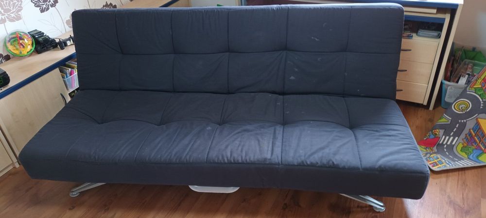 Klappsofa Bett 90 x 67 x 45 cm Blau