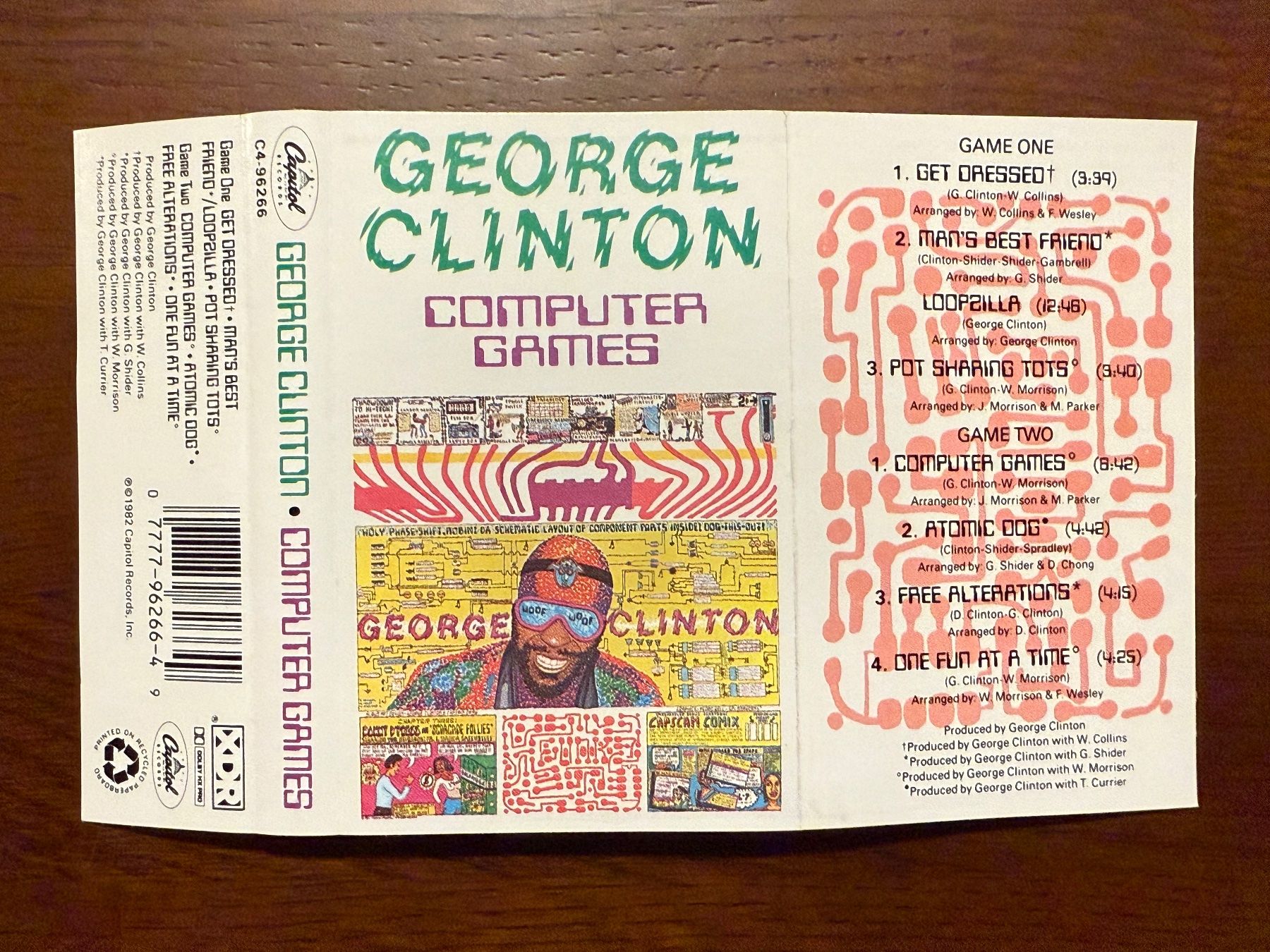 Musicassette: George Clinton - Computer Games / cassette MC – Usato da Delémont venduto da cpop 1