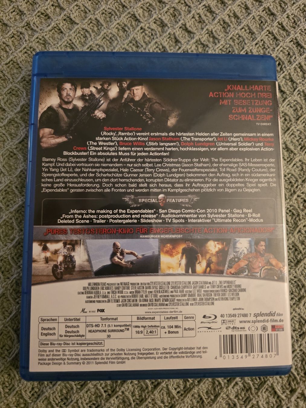 Alle DVDs: The Expendables - Blu-ray – Gebraucht aus Ellikon a d Thur von razzorblog 1