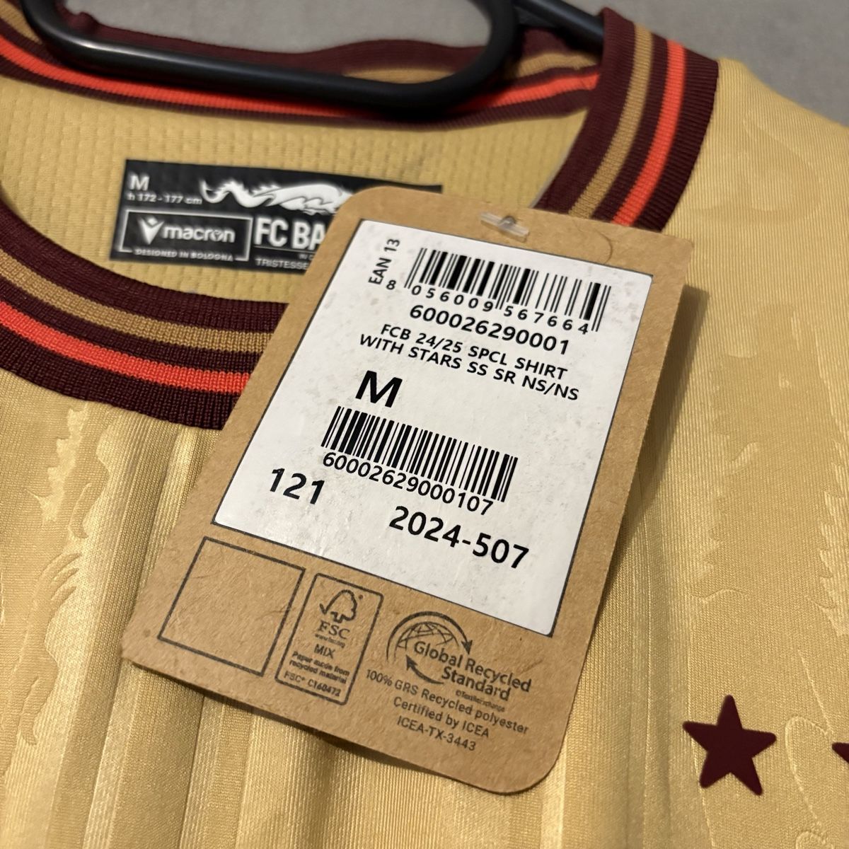 FC Basel Canottiere & Pantaloni: Fc Basel Trikot Macron Basilisk 2024/25 Limitiert  – Nuovo (secondo la descrizione) da Winterthur venduto da LaBodega 3