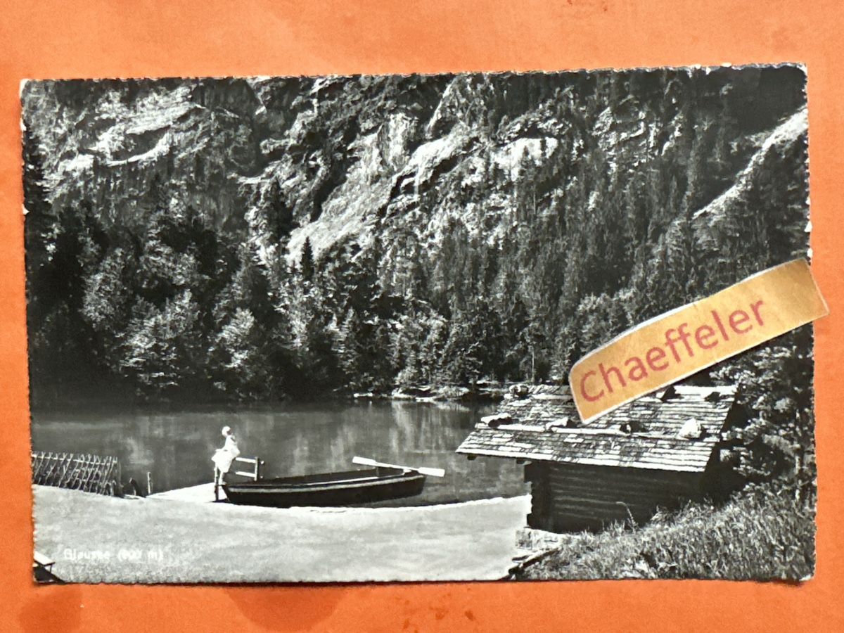 Cartoline postali: 1948 Blausee – Usato da Zürich venduto da Chaeffeler