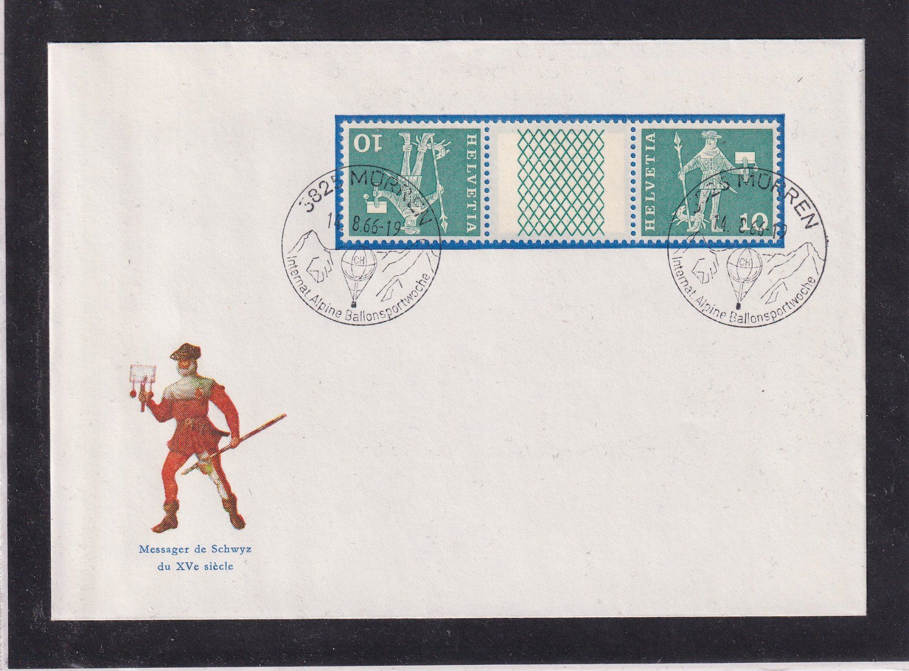Tous les timbres: 3 documents - Messagers - 1966 /1967 – D'occasion à Orvin par Pyaeschli