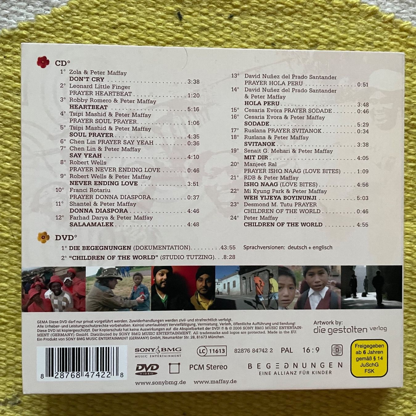 CD: PETER MAFFAY-CD+DVD BEGEGNUNGEN  (DIGIPACK) – Usato da Rorschacherberg venduto da CD-Roli 1