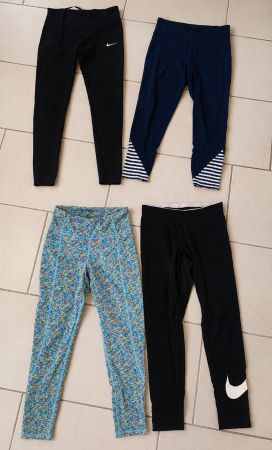 4 Paar Leggins (2x NIKE, 1x Esprit, 1x Body)