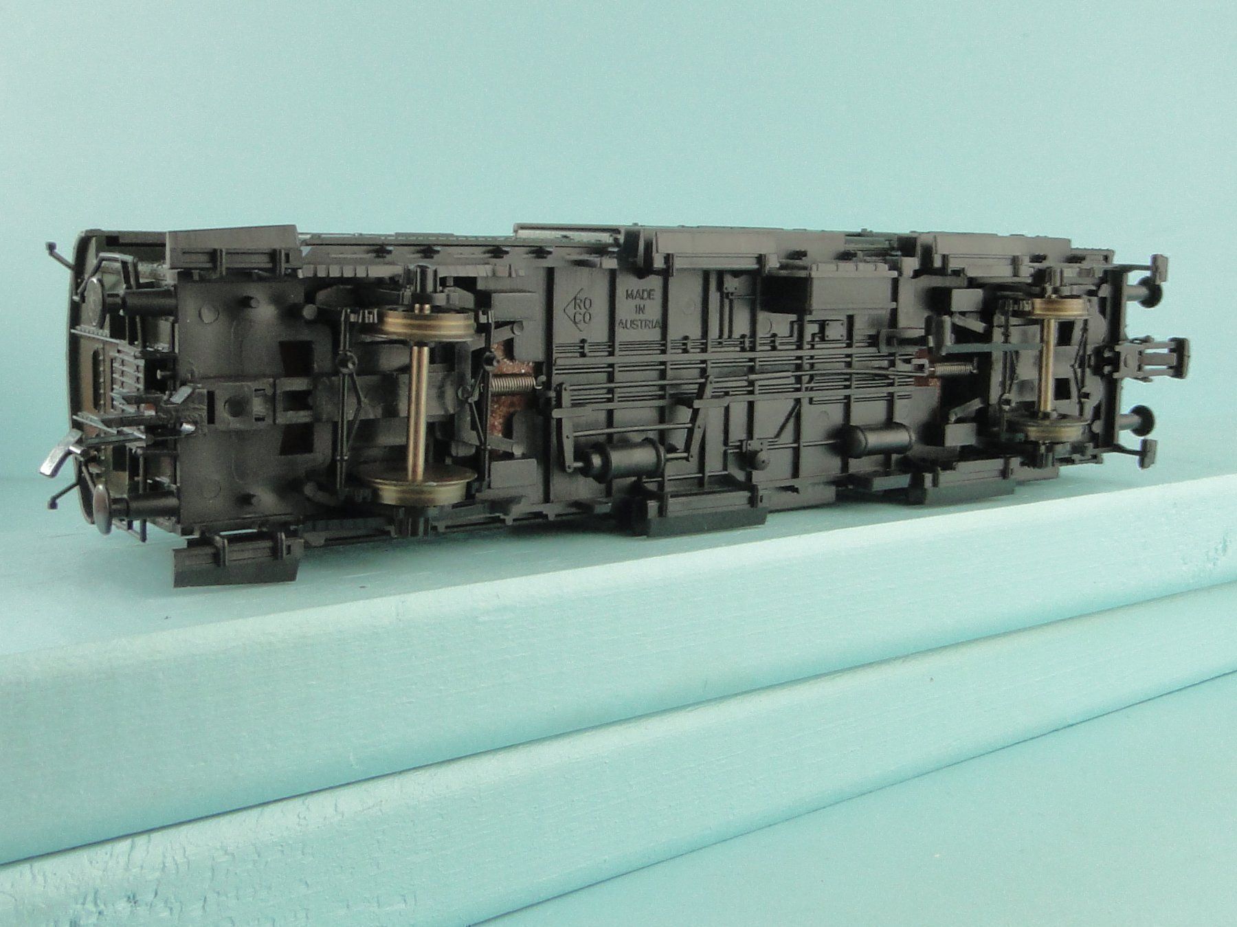 Roco Modellini di ferrovie: Roco 4204A DB Gepäckwagen WS/AC – Usato da Bülach venduto da cann11 5
