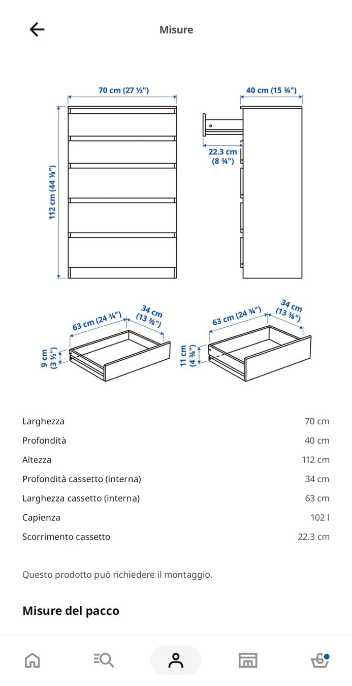 Ikea Cassettiere: Cassettiera KULLEN IKEA – Usato da Bellinzona venduto da Skiley99 2
