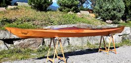 Holz Seekajak Handgefertigt Okume-Sapelli ( Grönländer)
