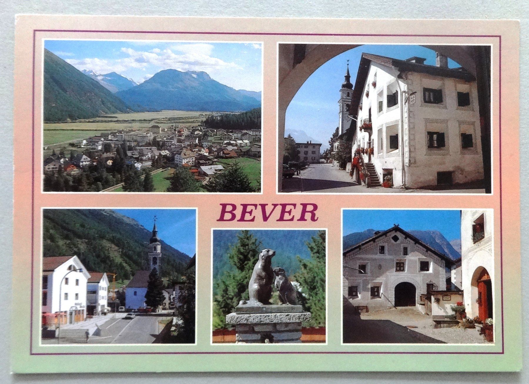 Cartoline postali: Bever, 1708 m ü.M. – Usato da Fétigny venduto da Billy2miny