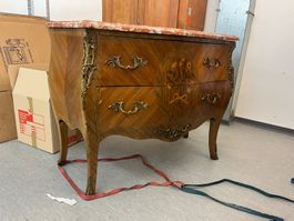 Kommode / Commode Louis XV Marmor / marbre